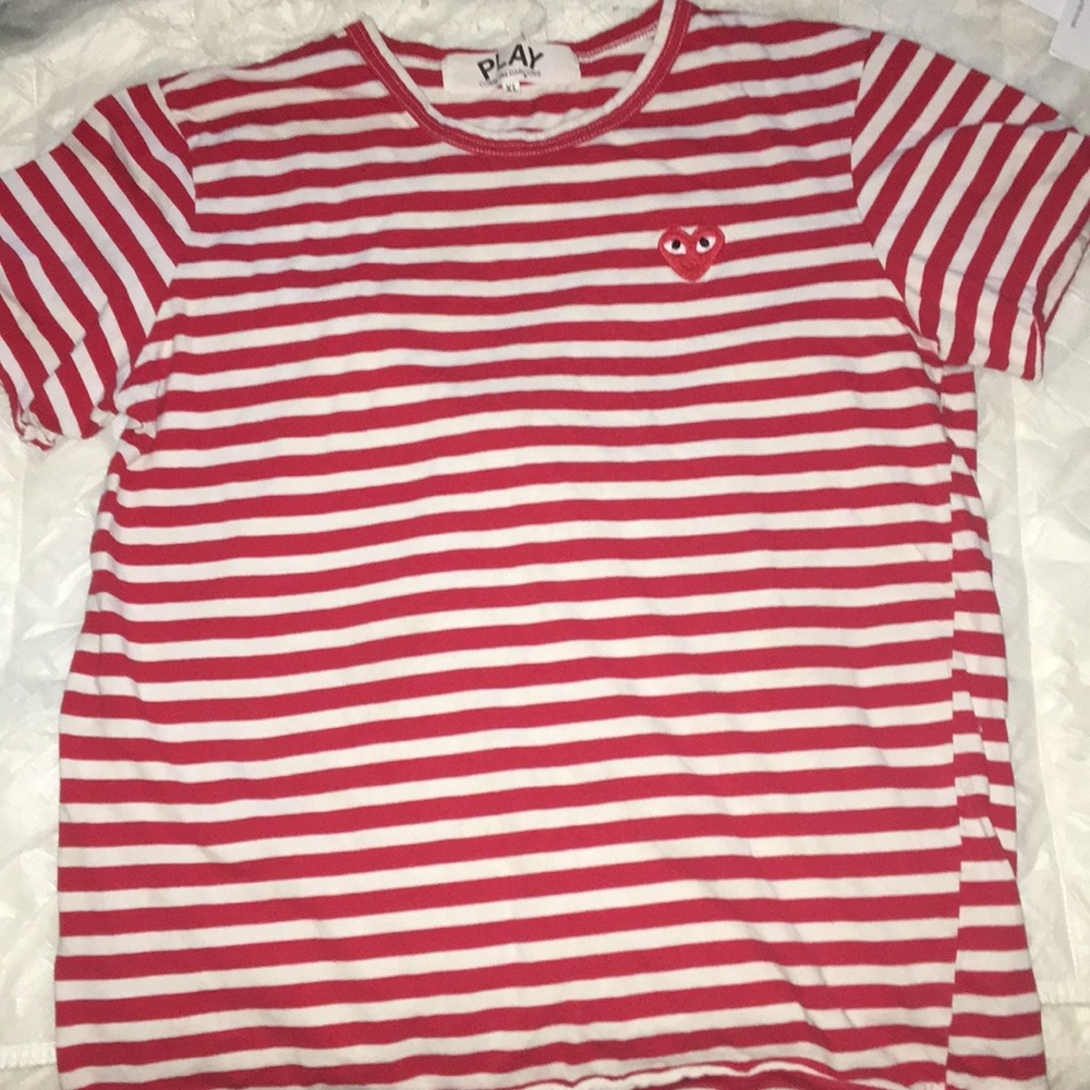 Red & White COMME des GARÇONS  Shirt